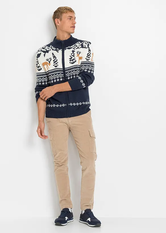 Gilet en maille norv&eacute;gien, bonprix