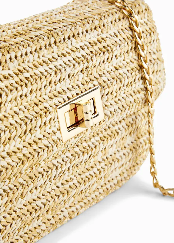 Sac à bandoulière aspect paille, bonprix