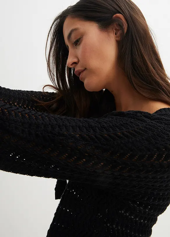 Boléro en crochet, manches coudes, bonprix