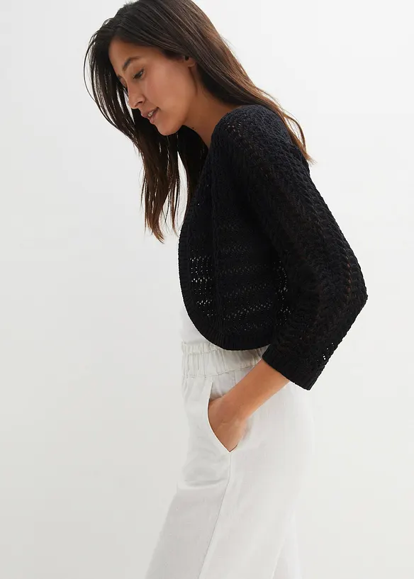 Boléro en crochet, manches coudes, bonprix