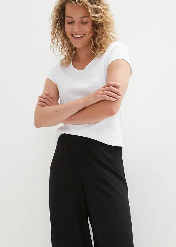 Jupe-culotte longueur mollet en viscose, bonprix
