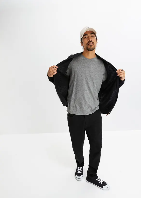 Lot de 5 T-shirts col V, bonprix