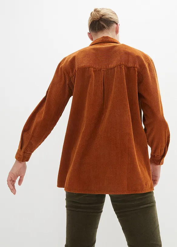 Chemise en velours côtelé 100% coton, bonprix