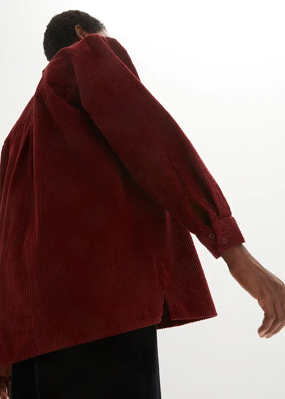 Chemise en velours côtelé 100% coton, bonprix