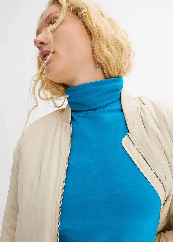 T-shirt manches longues coton, bonprix