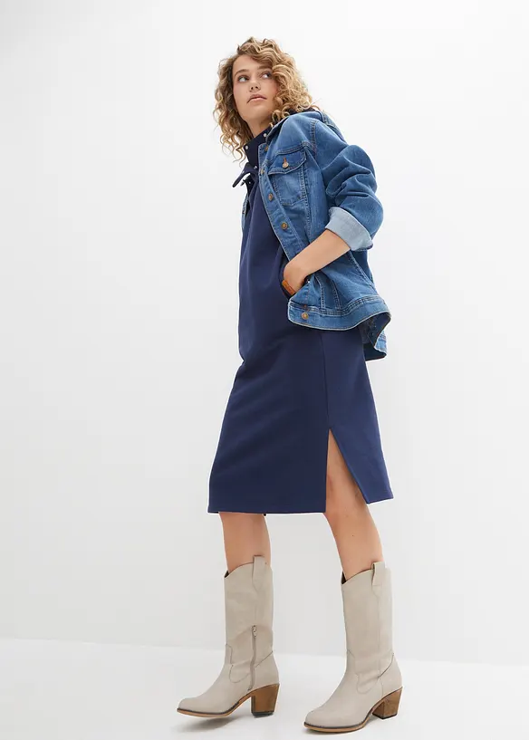 Jean bootcut taille mi-haute, extensible, bonprix