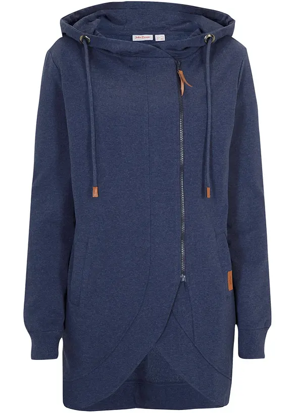 Sweat zippé à capuche, bonprix