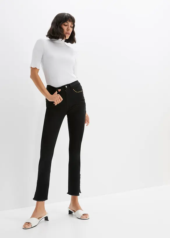 T-shirt c&ocirc;tel&eacute; mi-manches, BODYFLIRT