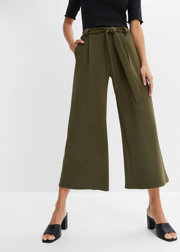 Pantalon 7/8 en crêpe jersey, BODYFLIRT