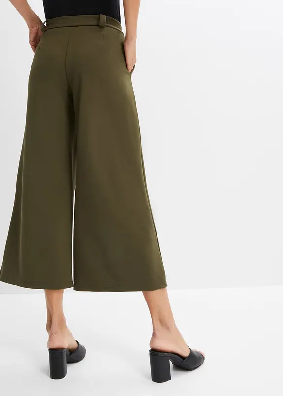 Pantalon 7/8 en crêpe jersey, BODYFLIRT