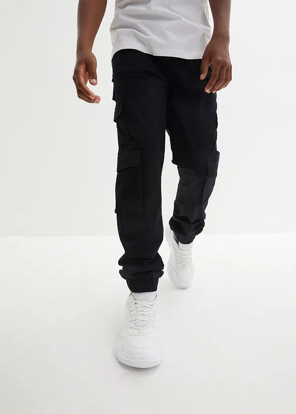 Pantalon cargo extensible, Regular, bonprix