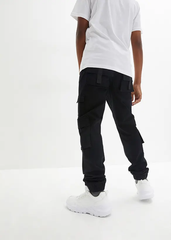 Pantalon cargo extensible, Regular, bonprix