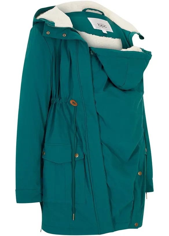 Veste de grossesse et de portage 3en1 avec doublure peluche, bonprix