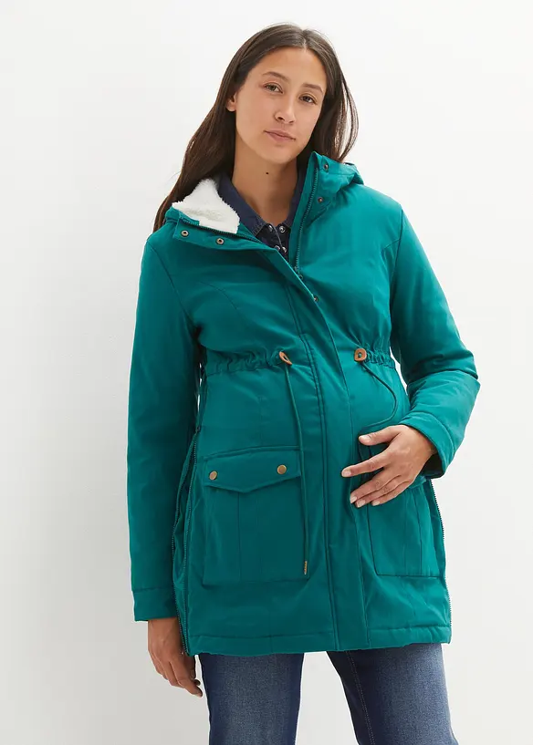 Veste de grossesse et de portage 3en1 avec doublure peluche, bonprix