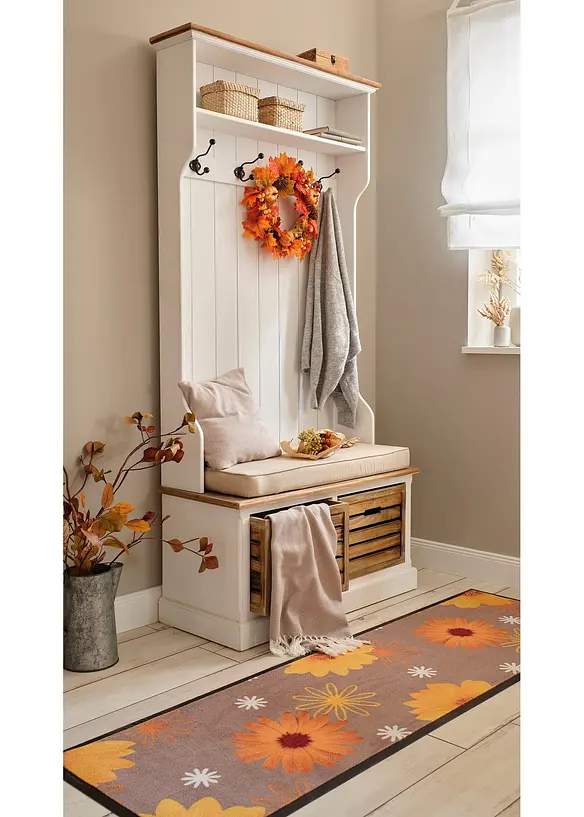 Déco suspendue LED couronne de porte avec décor automnal, bonprix