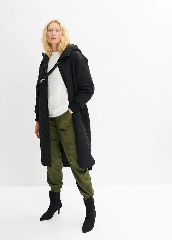 Manteau matelass&eacute; oversize, bonprix