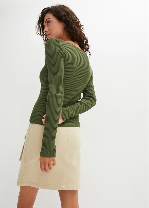 Pull c&ocirc;tel&eacute;, bonprix