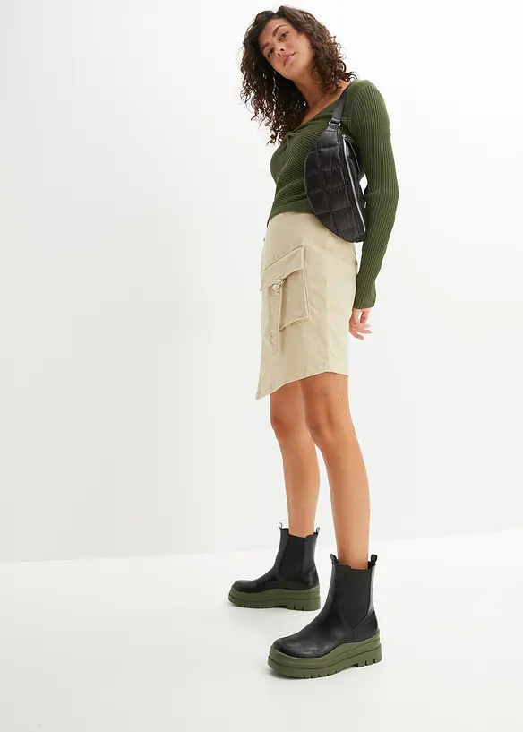 Pull c&ocirc;tel&eacute;, bonprix