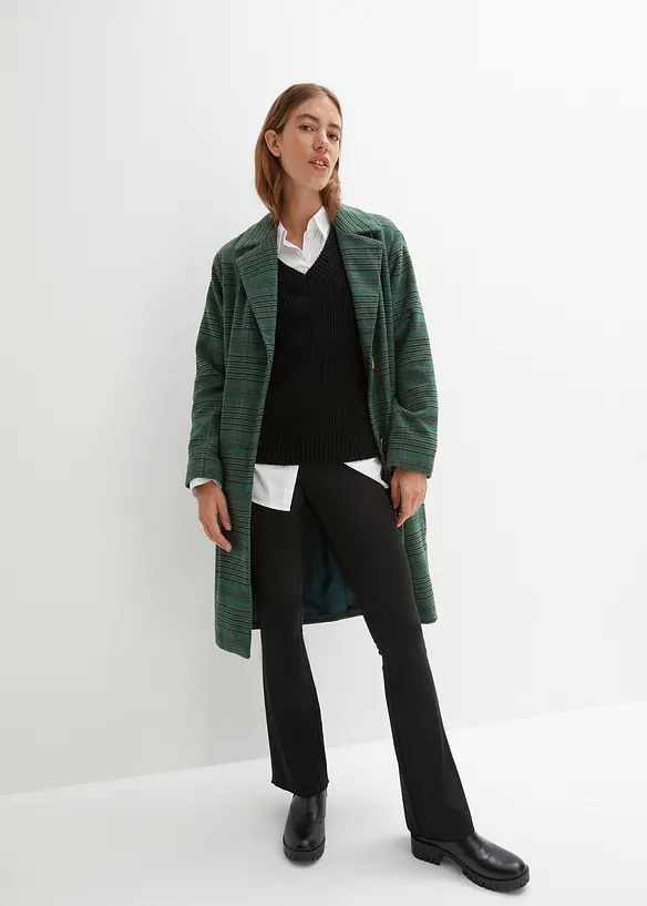 Legging thermique évasé avec taille haute élastiquée, bonprix