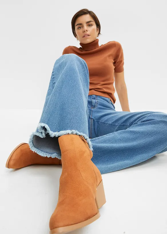 Jean Wide Led, taille haute, bonprix