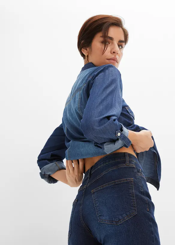 Jean Wide Led, taille haute, bonprix