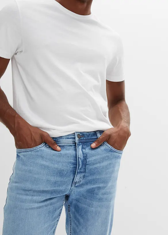 Jean droit extensible coupe confort, regular, bonprix