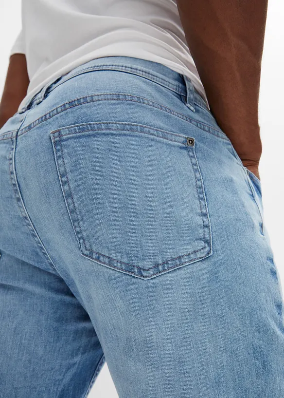 Jean droit extensible coupe confort, regular, bonprix