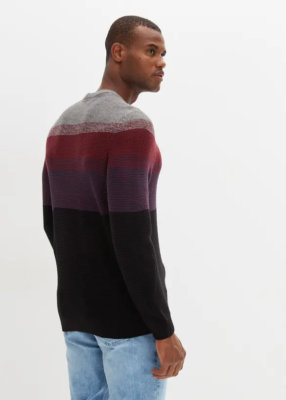 Pull en fine maille effet tie & dye, bonprix