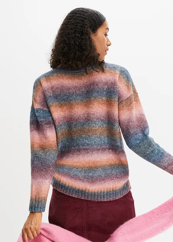 Pull en maille effet tie & dye, bonprix