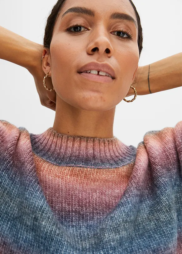 Pull en maille effet tie & dye, bonprix