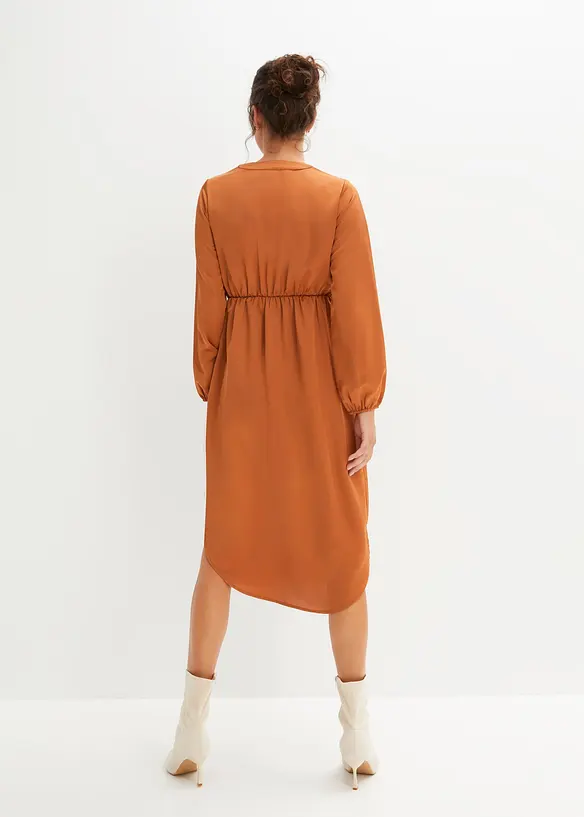 Robe midi en satin, BODYFLIRT