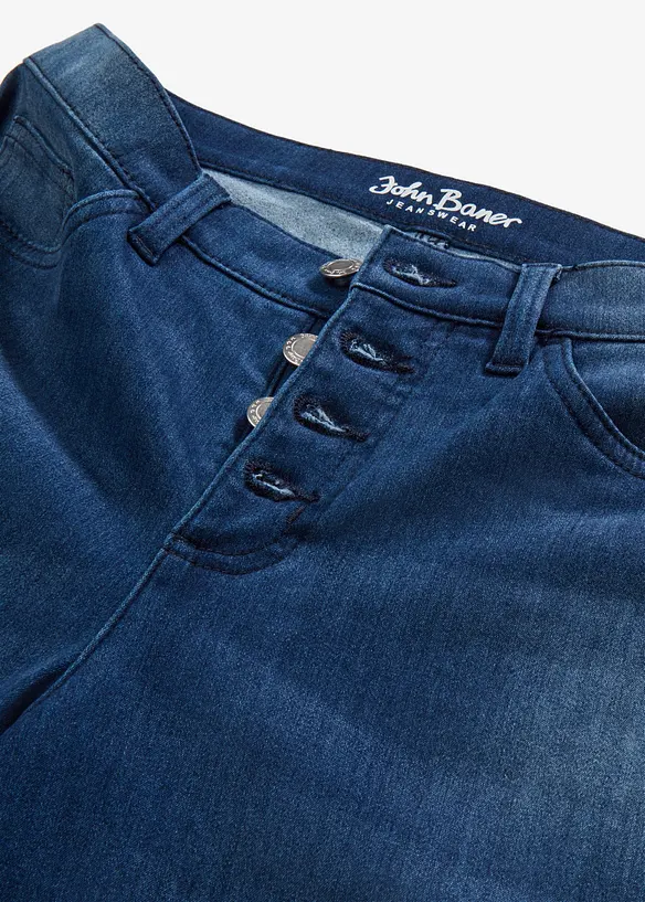 Jean chaud boyfriend taille mi-haute avec intérieur doux, bonprix