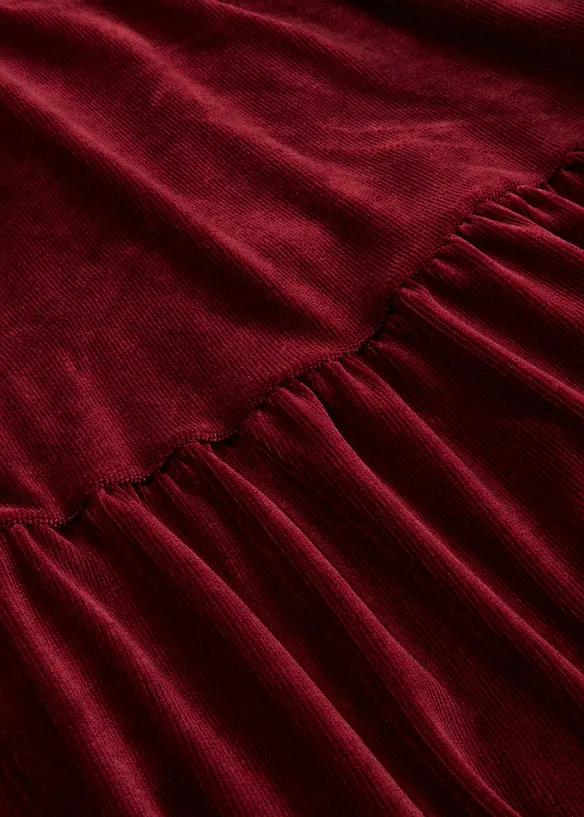 Robe courte en velours extensible, bonprix