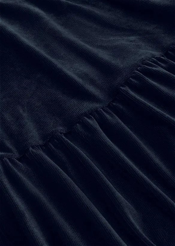 Robe courte en velours extensible, bonprix