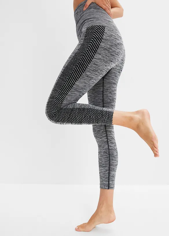 Legging sculptant sans coutures effet ventre plat, maintien fort, bonprix