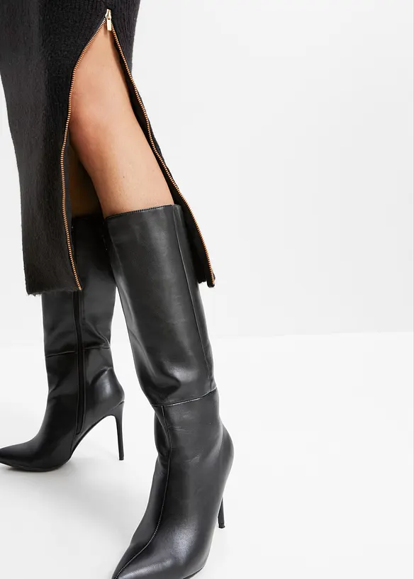 Robe en maille &agrave; zip, RAINBOW