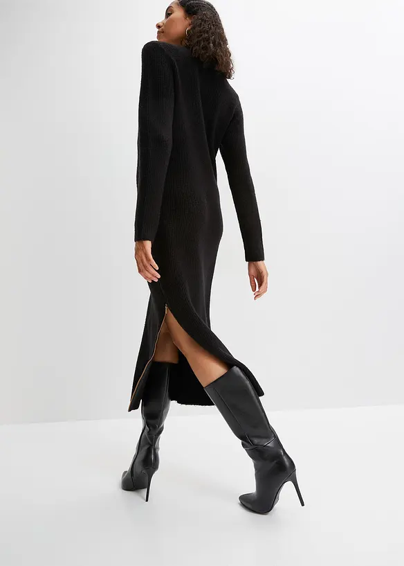 Robe en maille &agrave; zip, RAINBOW