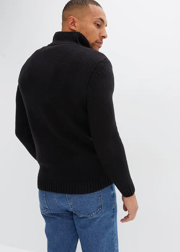 Pull camionneur en grosse maille torsadée, bonprix