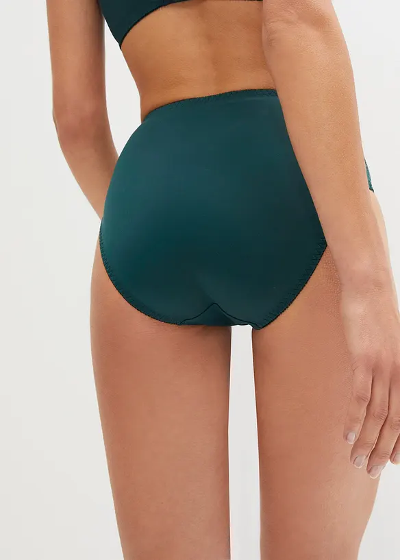 Lot de 2 culottes maxi avec une dentelle délicate, bonprix