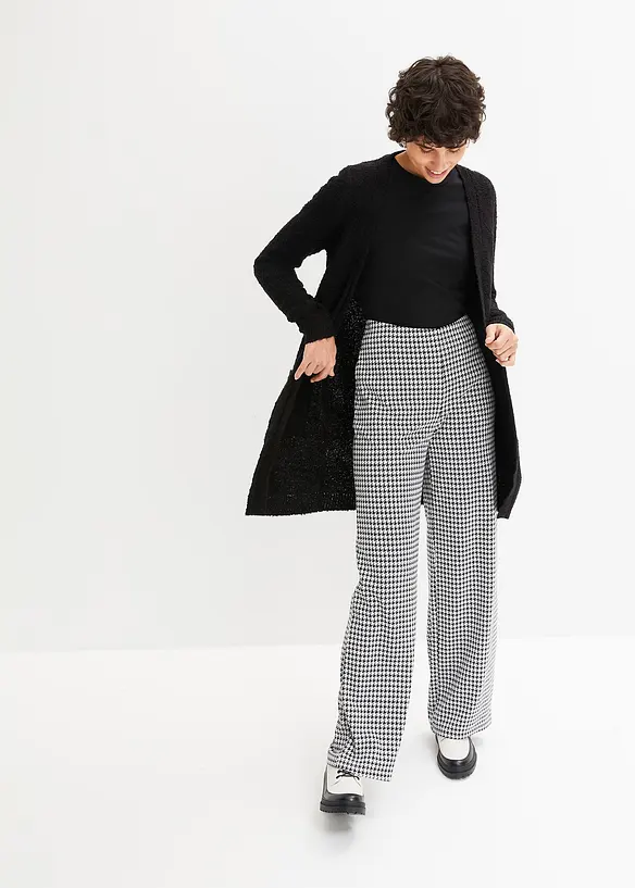 Gilet long en maille bouclée, bonprix