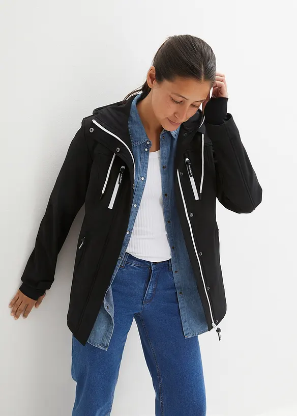 Veste déperlante en softshell, bonprix