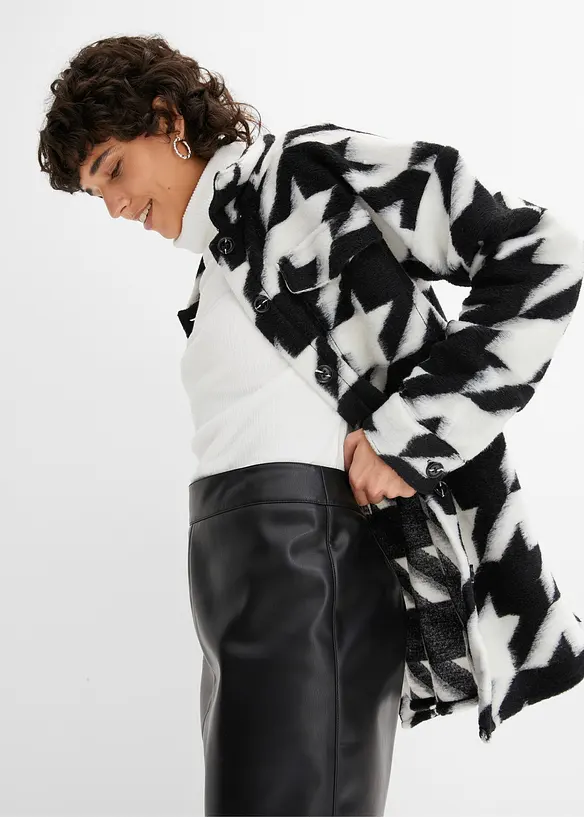 Jupe crayon enduite, bonprix