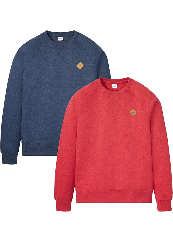 Lot de 2 sweat-shirts, bonprix