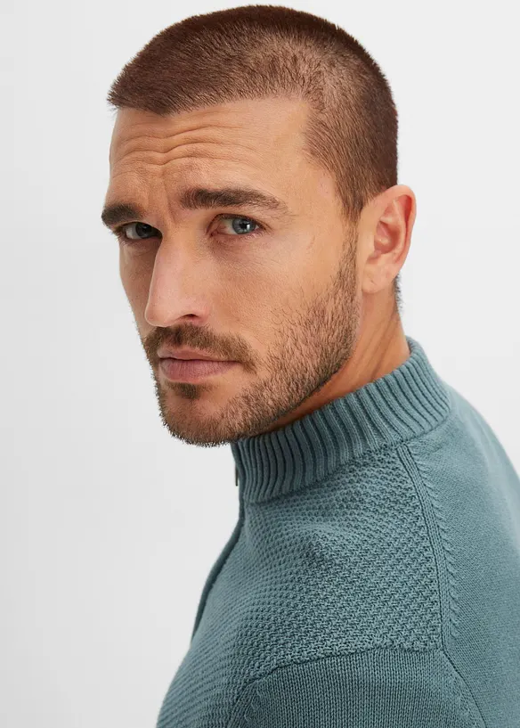 Gilet en fine maille 100% coton, bonprix