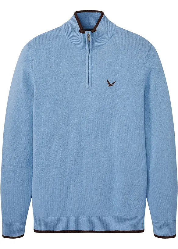 Pull camionneur en coton recyclé majoritaire, bonprix