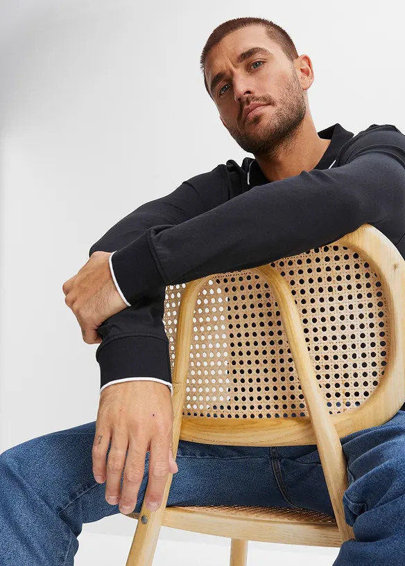 Polo manches longues 100% coton, bonprix