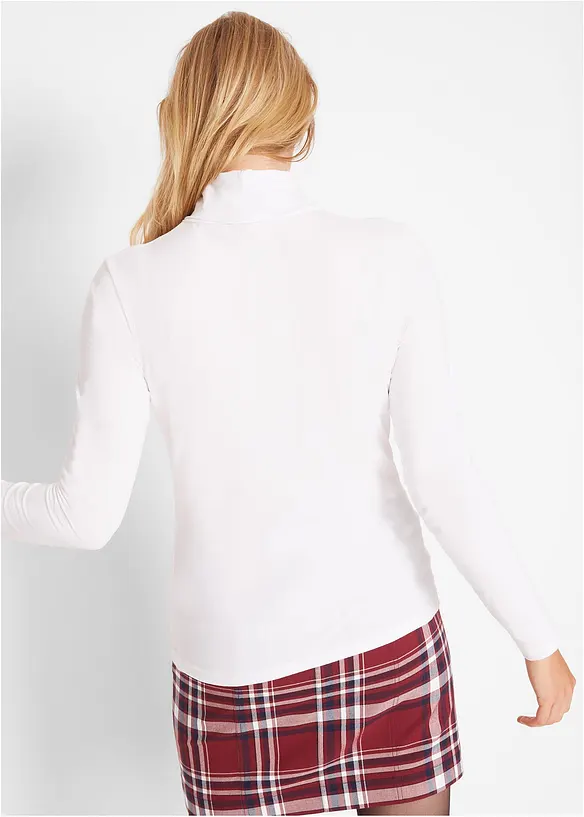 T-shirt manches longues coton, bonprix