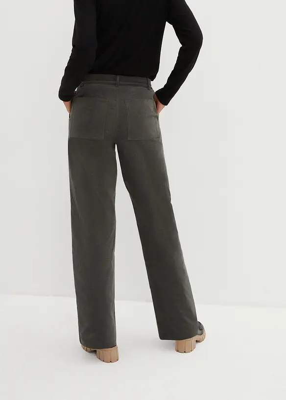 Pantalon en velours côtelé extensible, bonprix