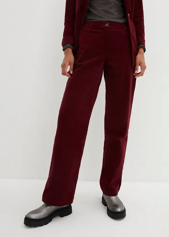 Pantalon en velours côtelé extensible, bonprix