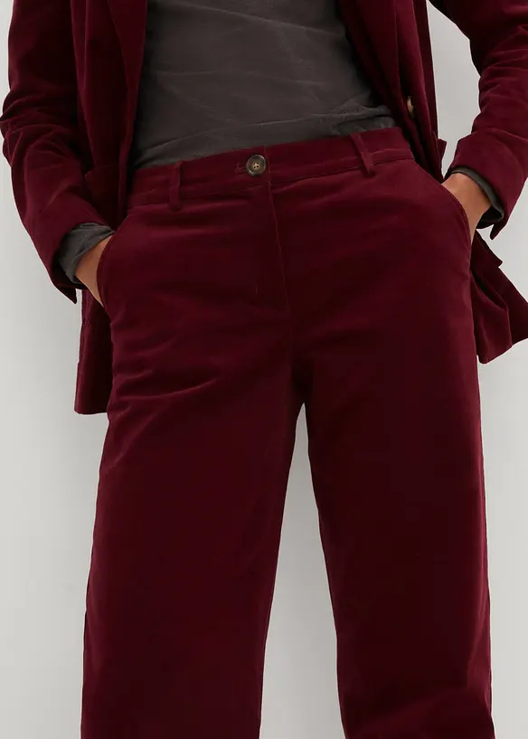 Pantalon en velours côtelé extensible, bonprix